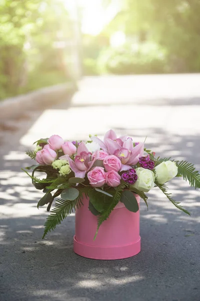Kytice různých květin — Stock fotografie