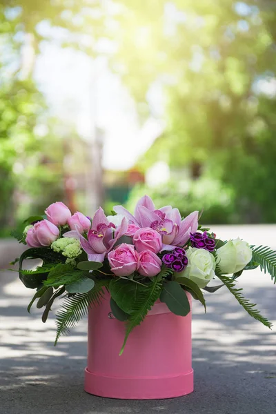 Bouquet of different flowers — Stock Photo, Image