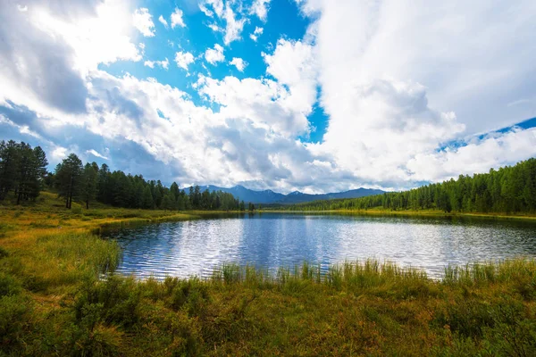 Altai Dağları 'ndaki göl — Stok fotoğraf