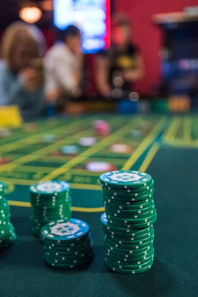 Kaszinó, szerencsejáték és szórakoztató koncepció — Stock Fotó