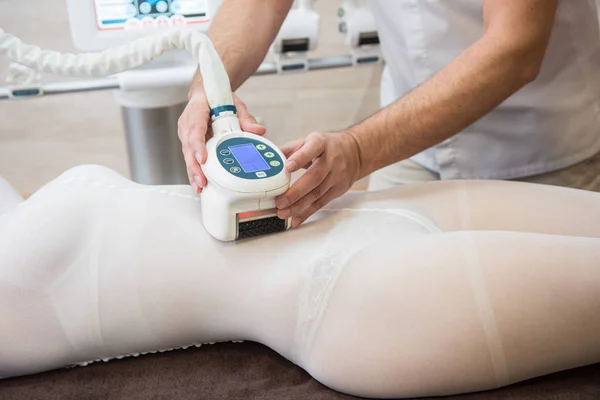 Procedure laser lipolysis — Stock Photo, Image