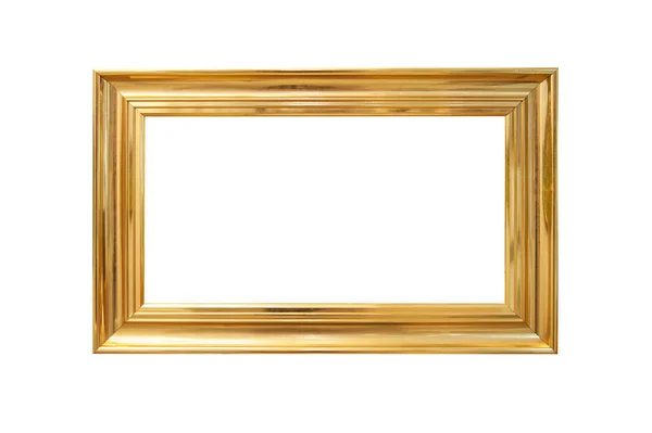Wooden painted picture frame — Stock Photo, Image