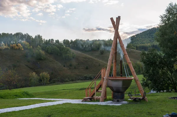 Spa in mountains