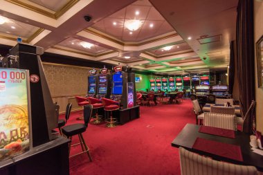 Casino Kumar bölge Sibirya madalyonun birinde. Altaiskiy Krayı. Batı Sibirya. Rusya