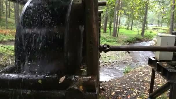 Moulin à eau rustique avec roue 