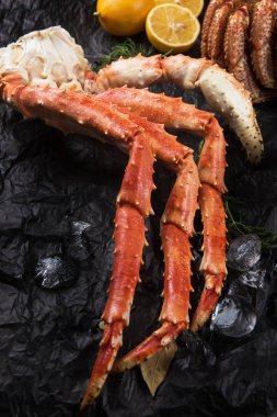 Taze deniz ürünleri kümesi