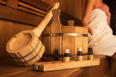 Ahşap banyo aksesuarları