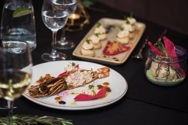 Lezzetli restoran yemekleri