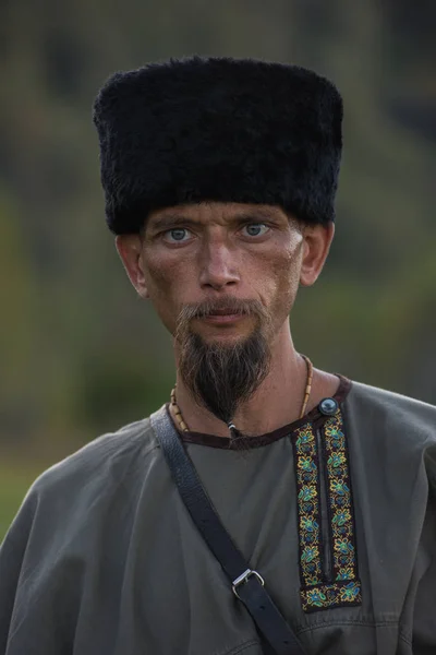 Descendants of the Cossacks in the Altai — Stock Photo, Image