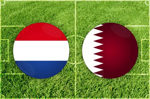 Paraguai vs Qatar jogo de futebol — Fotografia de Stock