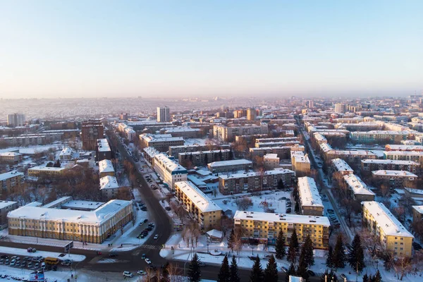 Zonas residenciales en Barnaul . — Foto de Stock