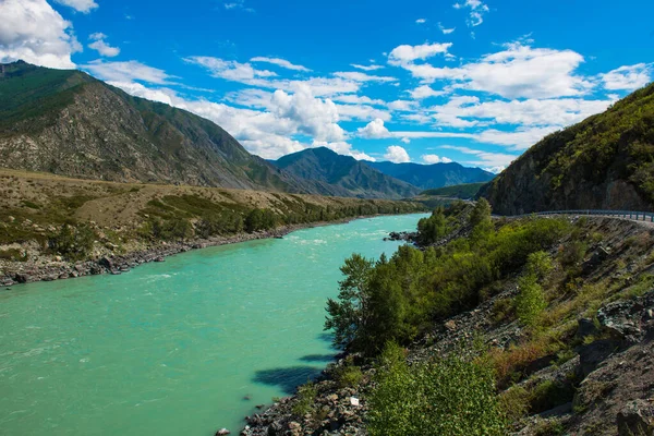 Katun river landscape Stock Picture