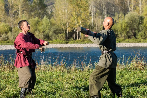 Nachfahren der Kosaken im Altai — Stockfoto