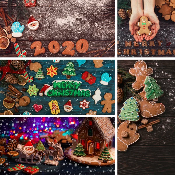 Conjunto de diferentes imágenes de Año Nuevo —  Fotos de Stock