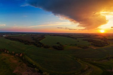 Sahada hava görüntüsü