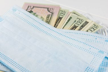 Sat - tıbbi yüz maskesi konsepti satın al.