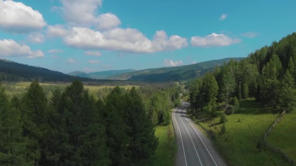 Chuysky trakt út az Altai-hegységben. — Stock videók