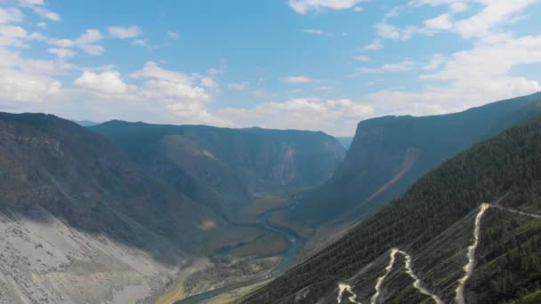 Paso de montaña Altai — Vídeo de stock