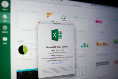 Microsoft excel menüsü