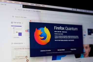 Firefox kuantum internet tarayıcısı