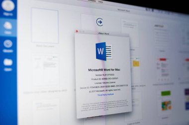 Microsoft word menüsü