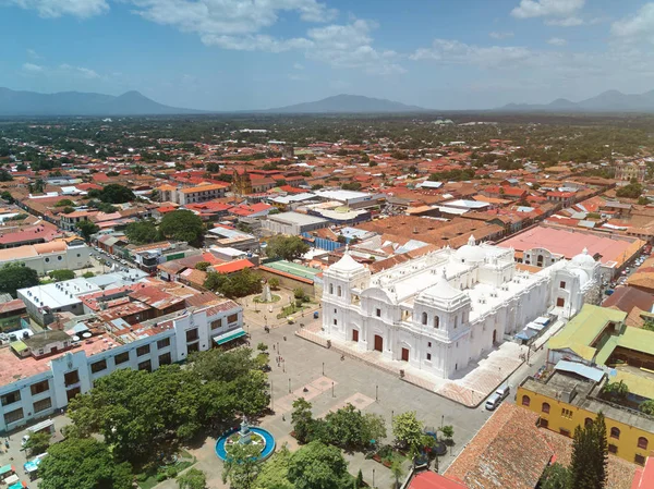 Panoramablick auf leon city — Stockfoto