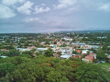 Yeşil Managua şehir panoramik görünüm 