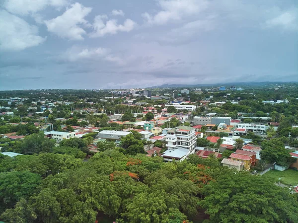 Panoramic view on green Managua city — Stock Photo, Image