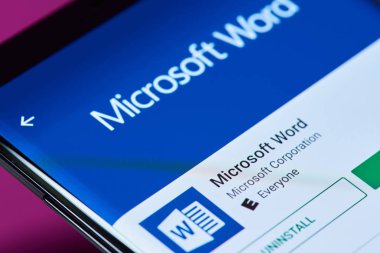 Microsoft word uygulaması
