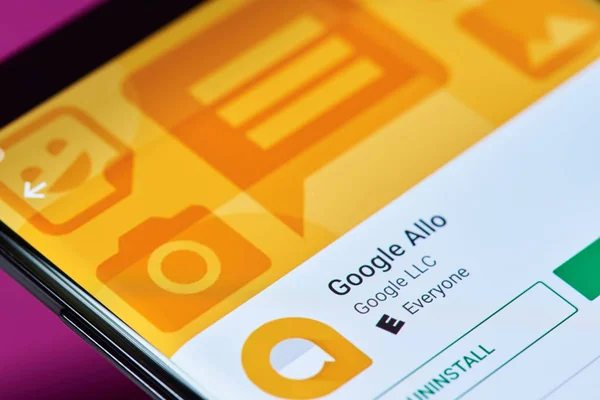 Google Aplicación Allo — Foto de Stock