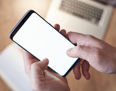 Mock-up Smartphone elinde