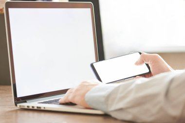 Smartphone holding eller Close-up