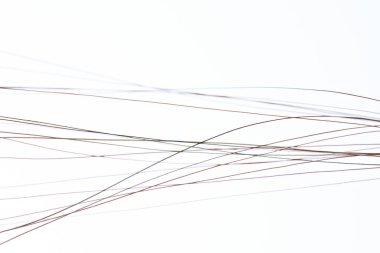 Siyah kadın saç yakın çekim