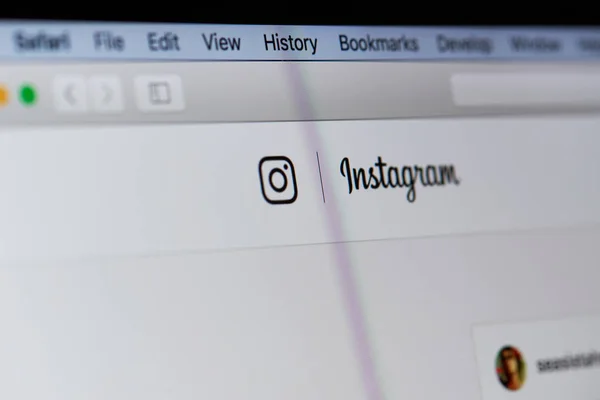 Serviço de fotos Instagram — Fotografia de Stock