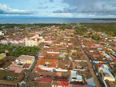 Granada şehir merkezi kare