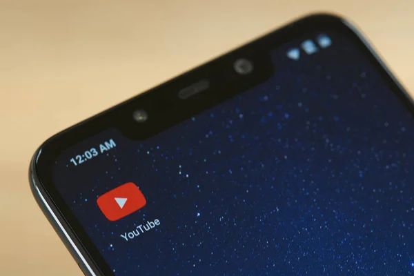 Youtube icono de servicio de vídeo — Foto de Stock