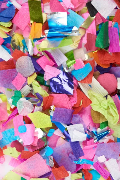 Primer plano de confeti colorido —  Fotos de Stock
