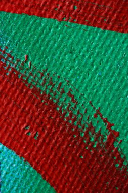 kırmızı boya konturu