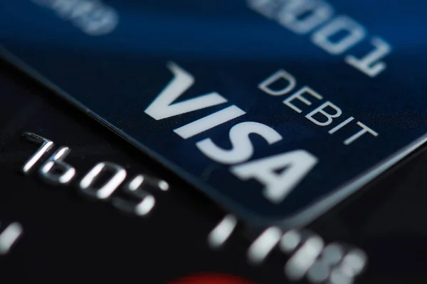 Visa Debit Card — стокове фото