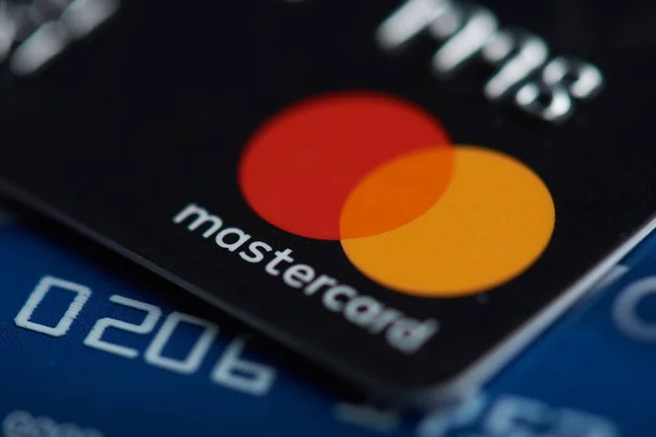 Пластикові електронної картки MasterCard — стокове фото