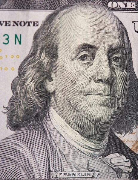 One hundred dollar bill theme — Stock Photo, Image