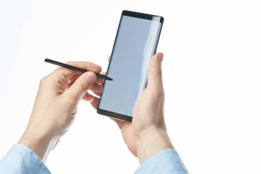 Stylus kalemi Smartphone kullanarak