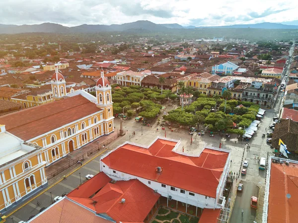 Główny plac w mieście Grenada — Zdjęcie stockowe