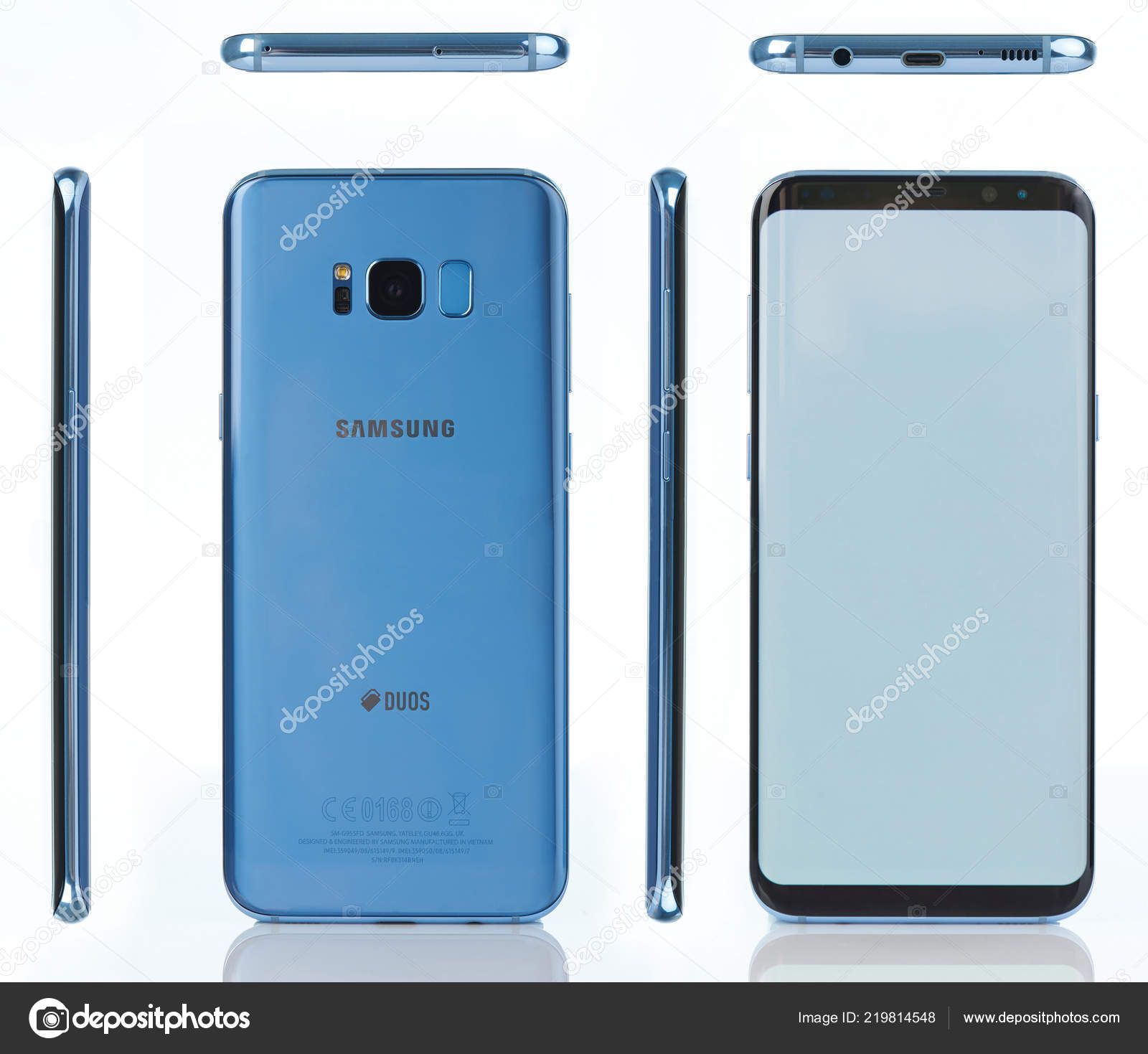 Coral Blue Samsung Galaxy S8 Plus Stock Editorial Photo C Dimarik 219814548