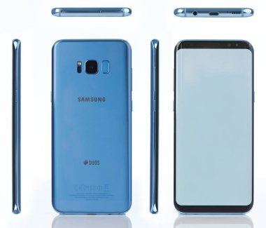Mercan mavi Samsung galaxy s8 artı