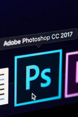 Adobe photoshop simgesi ekranda