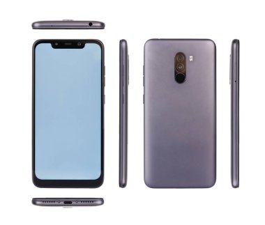 Çentik ile modern smartphone