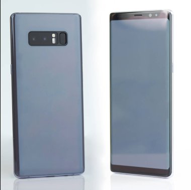 İzometrik yan görünüm Smartphone cep telefonu ile