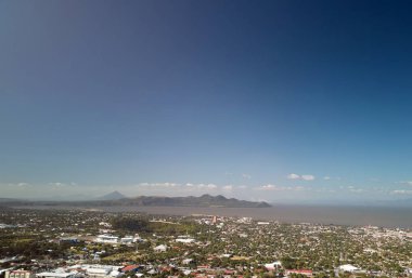 Managua kasaba yatay, göl  