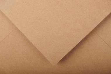 Boş kahverengi renk zarf